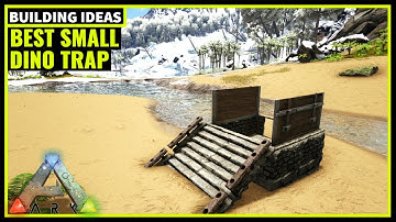 HOW TO BUILD THE BEST SMALL DINO TRAP!! | ARK SURVIVAL
