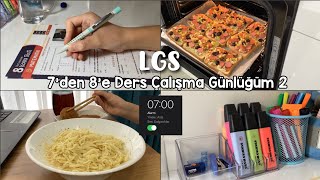 7’den 8’e Ders Çalışma Günlüğüm #2 | LGS Study Vlog | 8. Sınıf Matematiğe Başladım! 📚🌟| Noodle 🍜