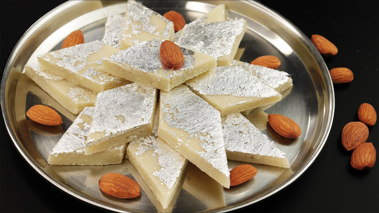 பாதாம் பர்பி😋 | Almond Burfi Recipe in Tamil | Badam Katli Recipe in Tamil | badam barfi in tamil