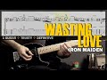 Wasting Love | Guitar Cover Tab | Harmonizer Solo Lesson | Backing Track with Vocals 🎸 IRON MAIDEN