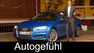 Audi A4 Sedan Limousine 2.0 TFSI 252 hp FULL REVIEW test driven all-new neuer 2016