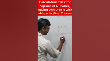 Learn the Quick and Easy Calculation Trick for Squaring Numbers | abhipedia MicroCourse #csat