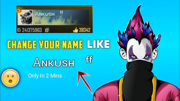 How to Make Nickname Like Ankush ff | Change Name Like Ankush ff