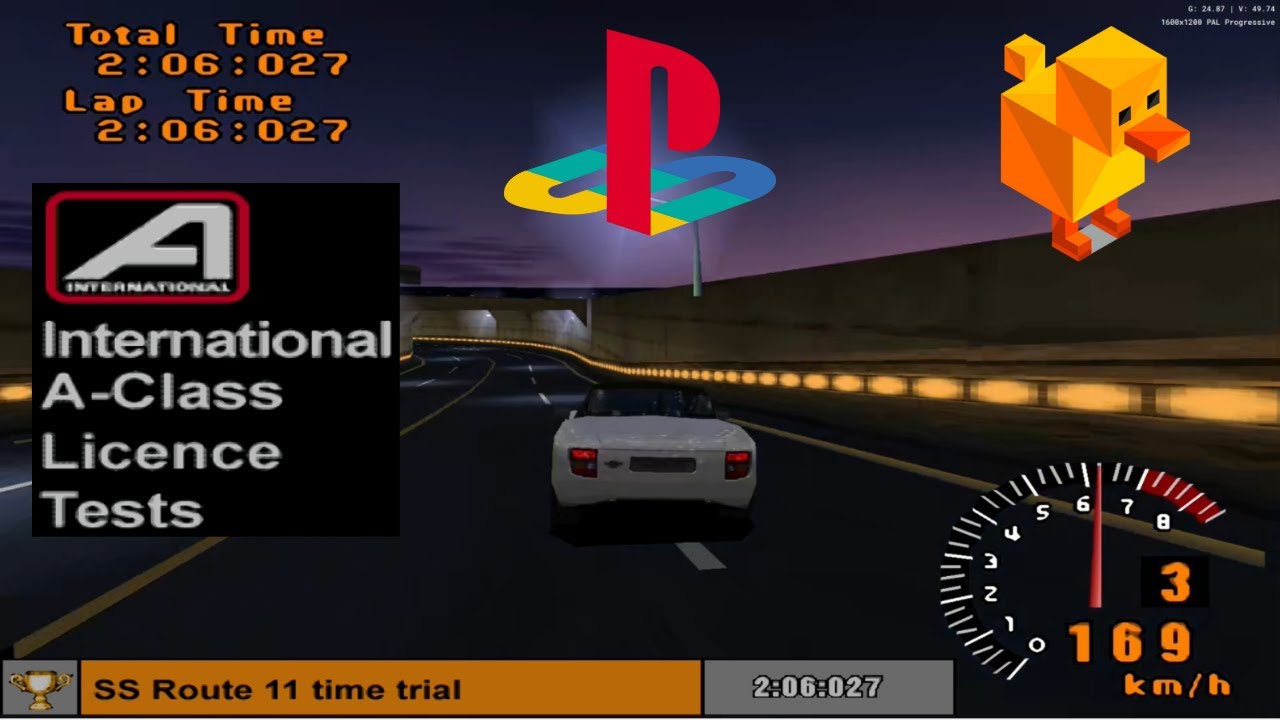 Gran Turismo 1 - License IA-7 Gold (Duckstation HD 1080p)