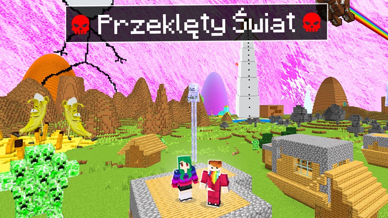 MINECRAFT, ale trafiliśmy na P̸̞͌R̷Z̸̔Ẽ̷͙K̵̪̓L̷̼̔ĘT̴̬͒Ą̴  MAPĘ...