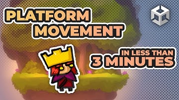Create Platform Movement in Unity in less than 3min