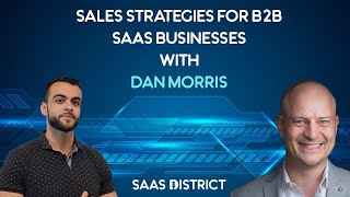 Sales Strategies For B2B SaaS Businesses | With Dan Morris