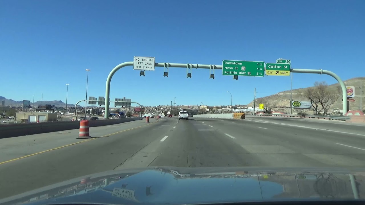 February 2021: Entire Drive from El Paso, TX to Phoenix, AZ I-10 West