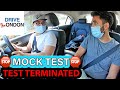 UK Driving test - Learner Driver Has Test Terminated - Mock Test - 2020