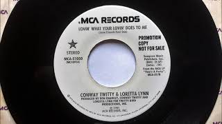 Watch Conway Twitty Lovin What Your Lovin Does To Me Single video