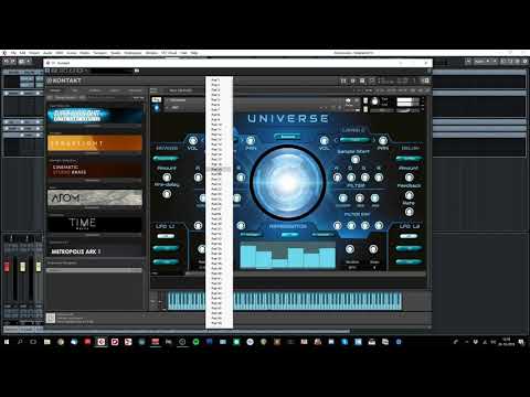 Universe - Konktakt 6 library  - Features overview