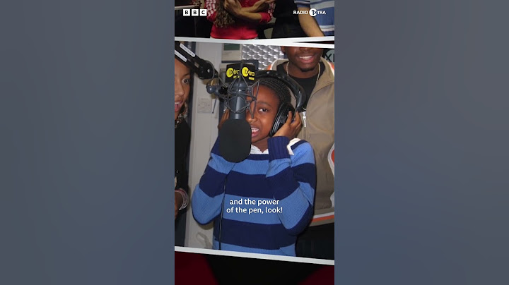 Little Simz dropping bars at 11 years old on 1Xtra 🎤👏🏾