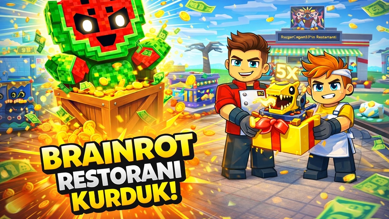 BRAINROT RESTORANI KURDUK! Kutudan EFSANE Bombardino Crocodilo Çıktı! 🐊💰 | Roblox