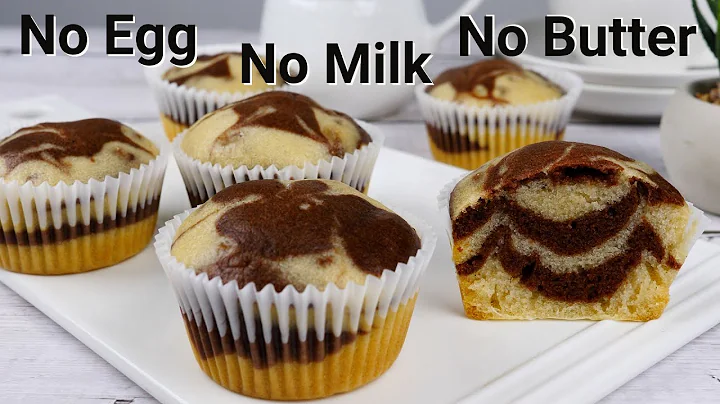 Super Moist Marble Cupcakes | Vanilla Chocolate Cu...