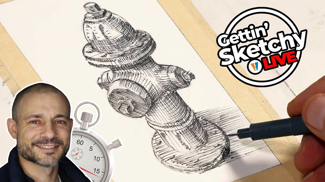 Pen and Ink Still Life Drawing - Gettin' Sketchy