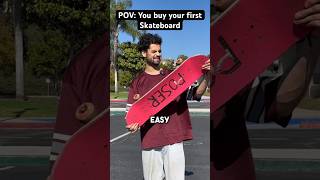 POV you buy your first skateboard? #skateboard #skate #pov #shorts