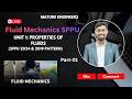 Properties of Fluids Unit 1 | SPPU 2024 Exam | Full Theory + Important Topics