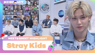 Stray Kids (스트레이 키즈) | MEET&GREET HIGHLIGHT | S4 | KCON:TACT SPECIAL WEEKS 🎅