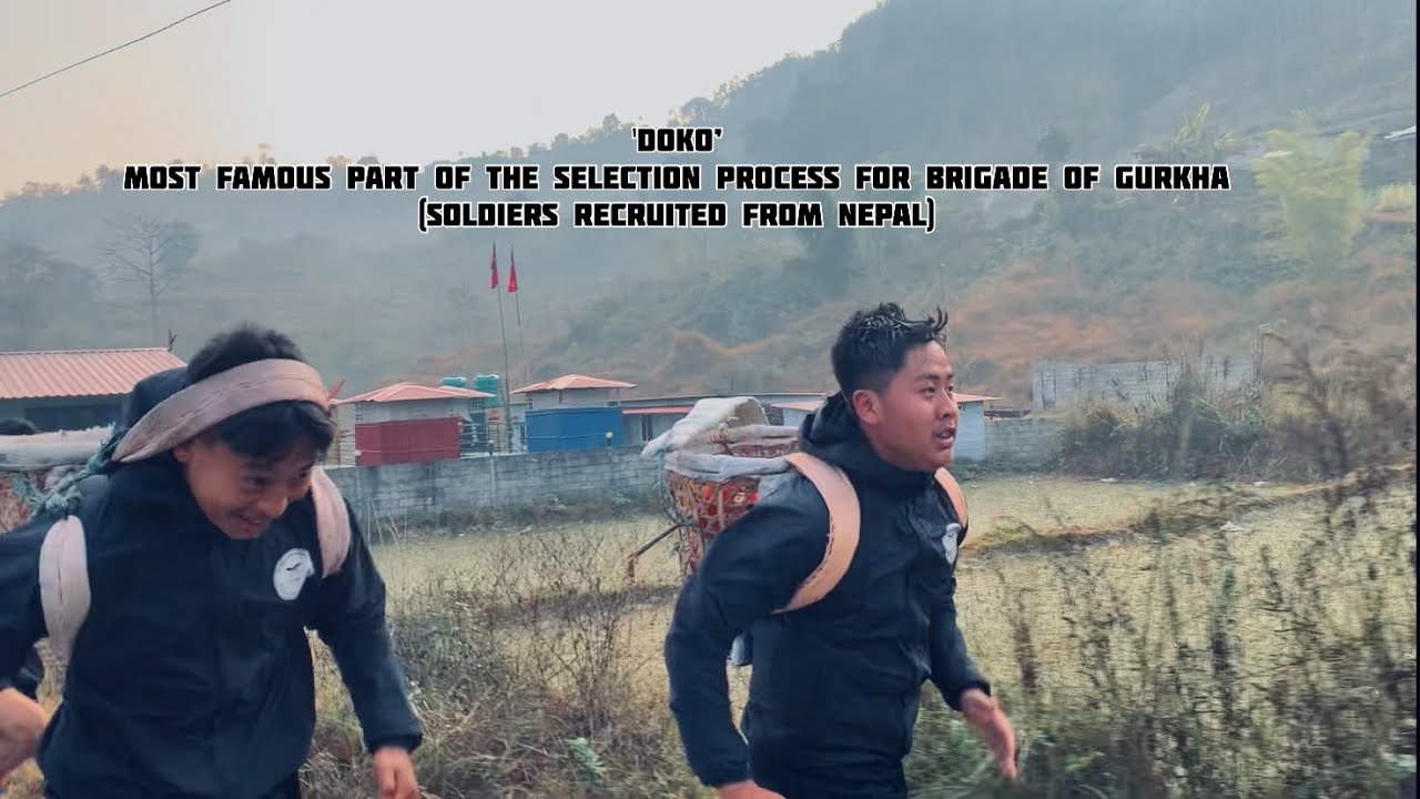 The backbone of the Himalayas/pre Gurkha training center pokhara 