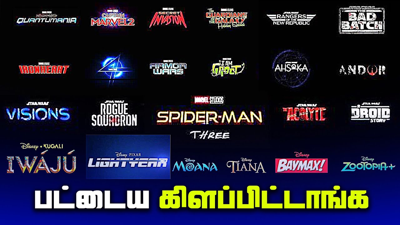 All Marvel Disney Star Wars And PIXAR Projects Announced All Marvel Disney Star Wars And PIXAR Projects Announced