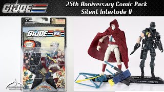 G.I. Joe 25th Comic Pack Silent Interlude II Snake Eyes vs Storm Shadow Unboxing and Review
