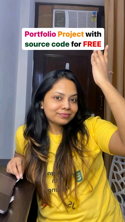 Portfolio Template with Source Code 🤩 #magicui #html #css