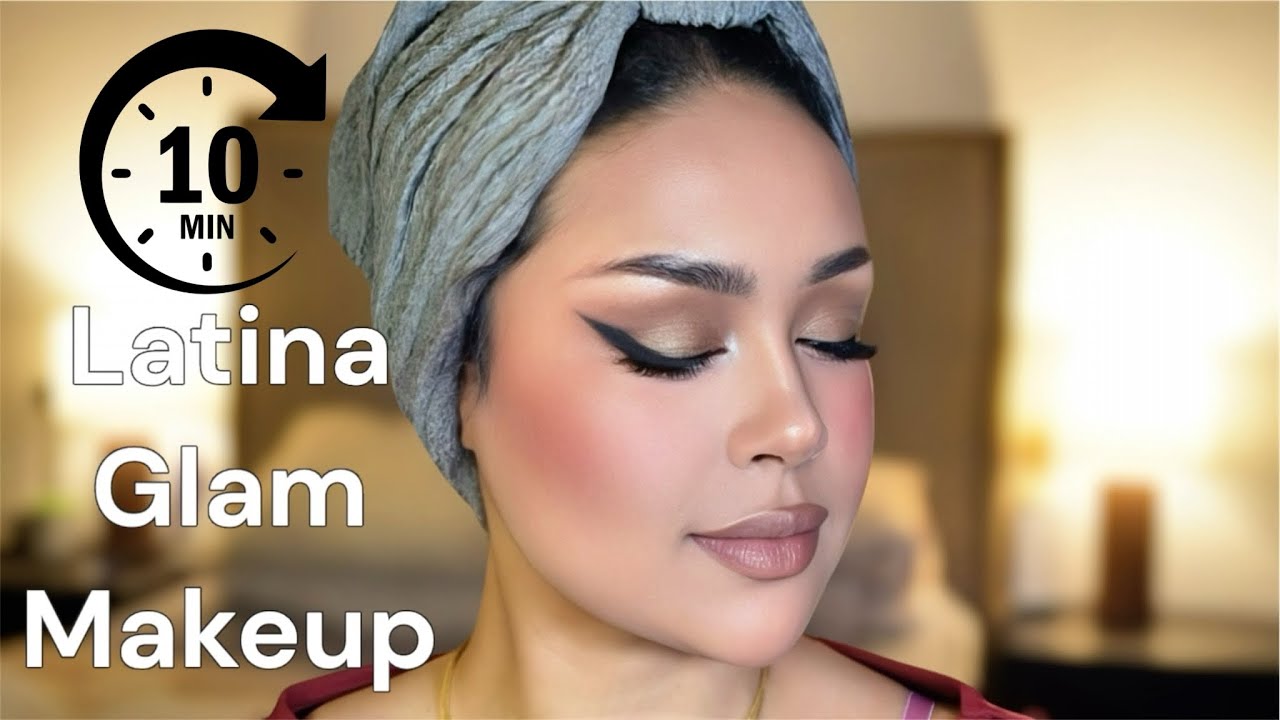 Easy Eyeshadow Tutorial for Hooded Eyes | 10 Minutes Latina Soft Glam ...