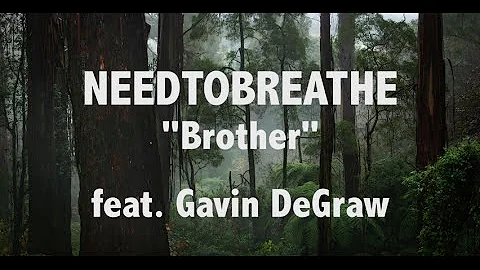 NEEDTOBREATHE "Brother" feat. Gavin DeGraw Lyric Video