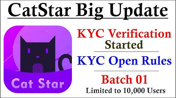 cat star mining app me kyc kaise kre! cat star app new update! cat star app me kyc ka procedure!