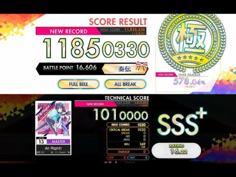 【オンゲキ R.E.D PLUS】All Right!［MASTER］
