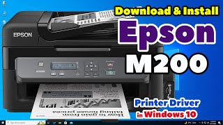 How to Download And Install Epson M200 Printer Driver in Windows 10 PC or Laptop