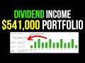 Dividend income from 541000 invested surprising results
