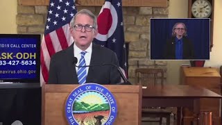 Ohio Governor Mike DeWine announces the purchase of two million at-home COVID-19 tests