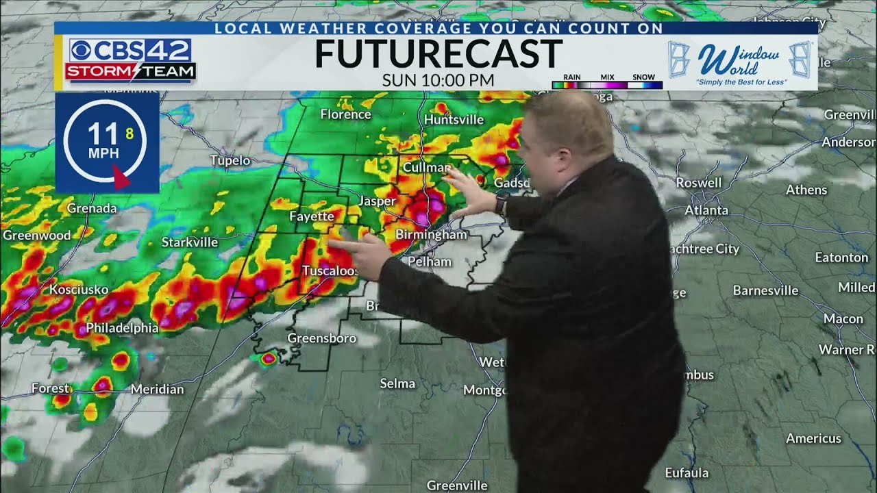 Weather Aware - Severe Storms Possible Overnight Tonight - PM Weather ...