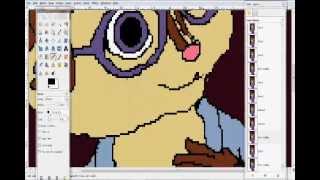 Me Drawing Jeanette On Gimp 2.6
