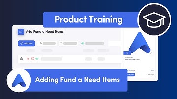 Adding Your Fund a Need Items