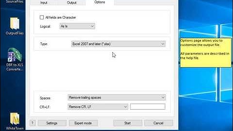 DBF to Excel Converter, video manual