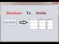 How to get data from database to JTable in java using NetBeans