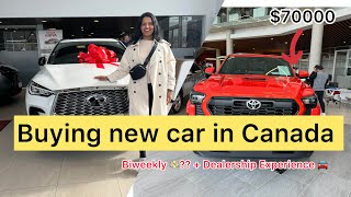 Bought a new car in Canada 2024 / Car Financing Interest Rate % //Car buying process in Canada vlog