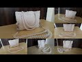 very beautiful and trendy pearl handbag making at home| Diy pearl purse