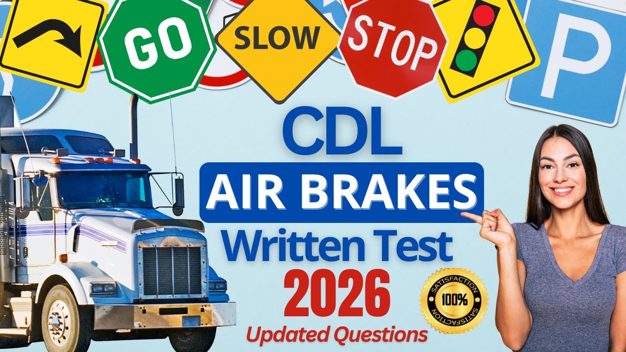 CDL Air Brakes Endorsement Test Questions And Answers 2026 Updated ...