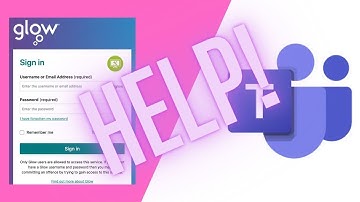 Signing into GLOW and TEAMS (& How to Upload Work)