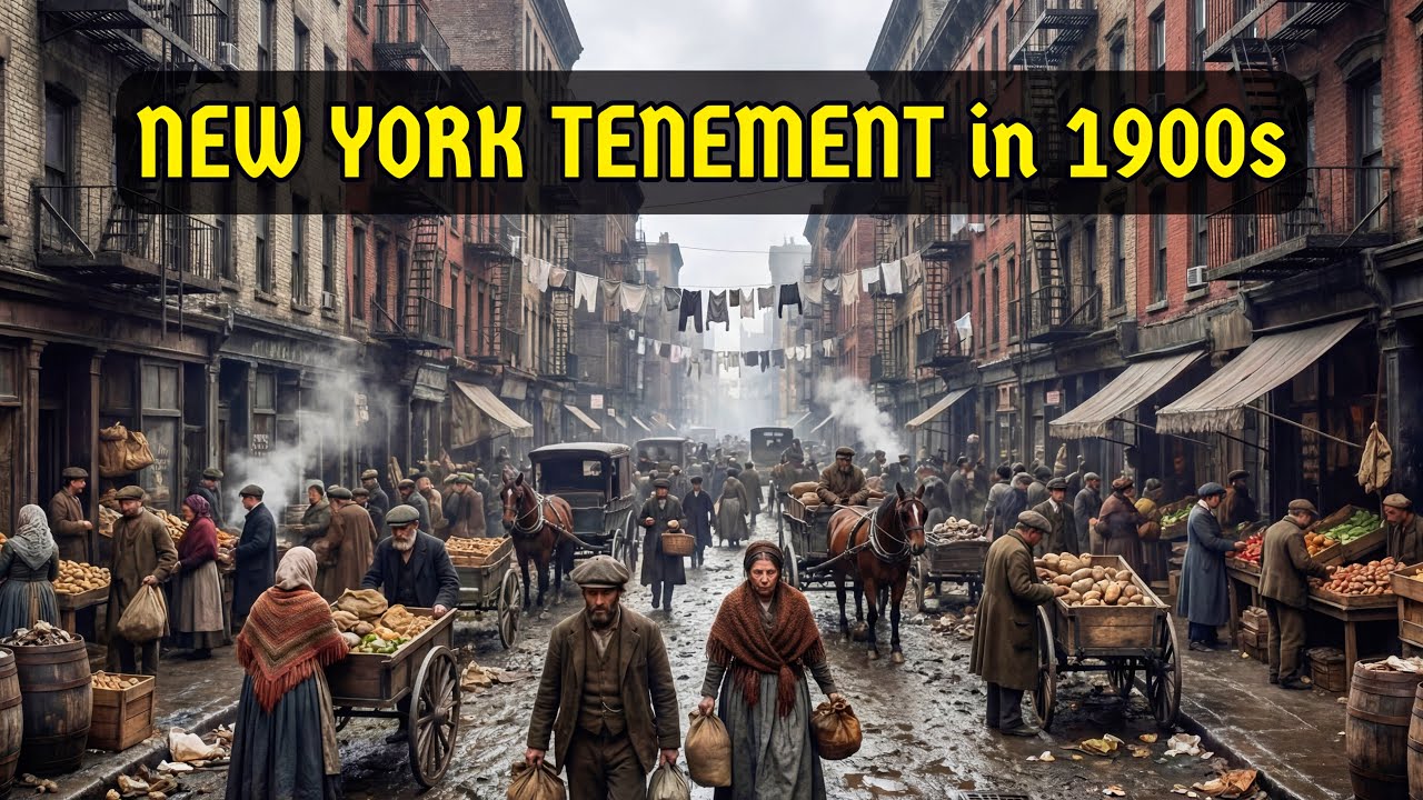 What Everyday Life Was REALLY Like in a New York Tenement in 1900s  | History for Sleep