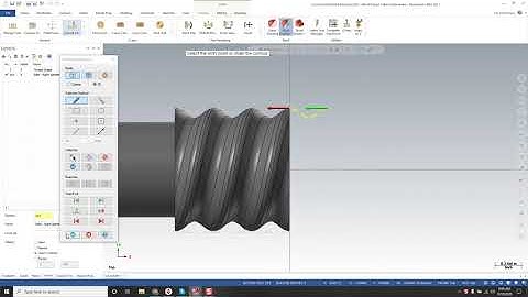 Custom Thread—Lathe Toolpath in Mastercam 2021