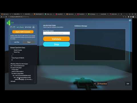 AWS CloudQuest MAchine Learning   TASK 2 Extract Text from Docs(solution)