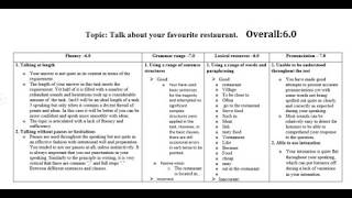 Học IELTS Online - Topic: Talk about your favourite restaurant - Band: 6.0