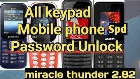ALL ITEL AND CHINESE PHONE SHOW SPD AND RDA COOLSAND REMOVE PASSWORD BY MIRACLE THUNDER 2.82 CRACK
