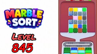 Marble Sort Level 845 Walkthrough