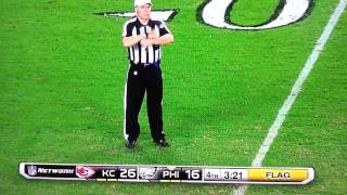 Eagles entire team false starts (funny commentary