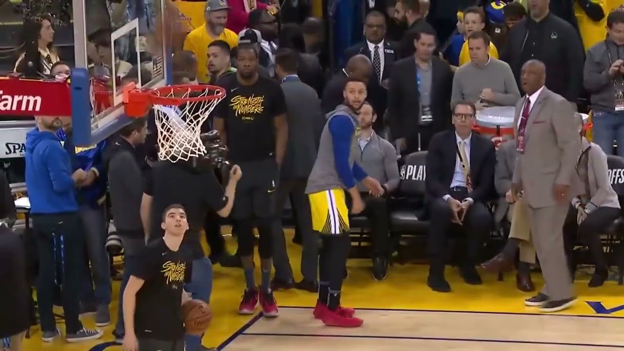 Steph Curry's BEST PREGAME TRICKSHOTS OF ALL TIME! ?